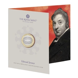 Edward Jenner £2 Miedzionikiel 2023