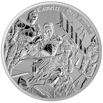 Niue: Camelot - Sir Lancelot 1 uncja Srebra 2024 Matte
