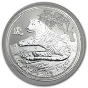 Lunar II: Rok Tygrysa 1 uncja Srebra 2010