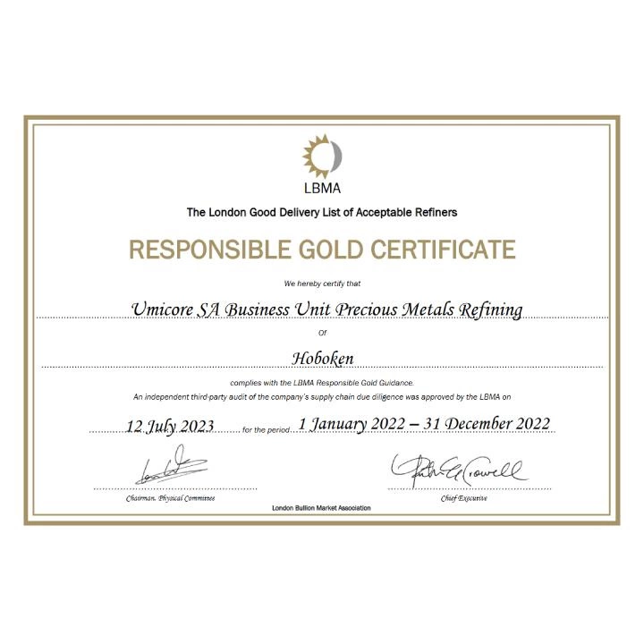 Sztabka Umicore 2,5 grama Złota