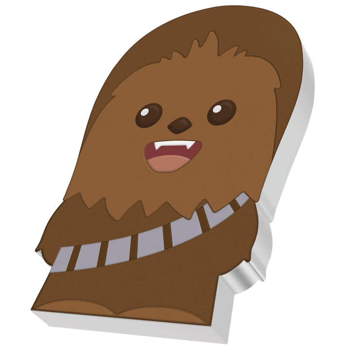 Niue: Star Wars - Chewbacca Chibi Coin kolorowany 1 uncja Srebra 2020 Proof