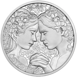 The Violet kolorowany 10 Euro Srebro 2024 Proof