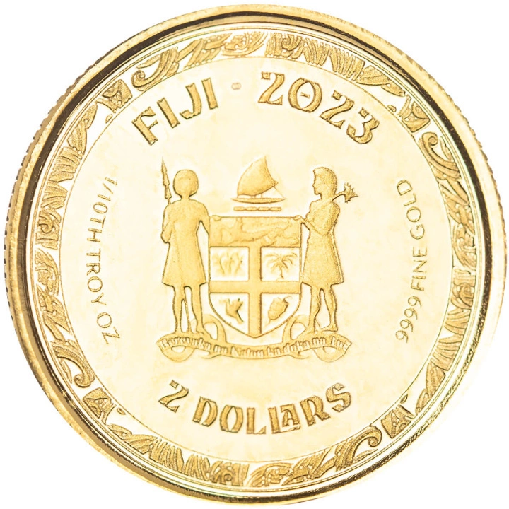 Fiji: Koi Fish 1/10 uncji Złota 2023 Prooflike