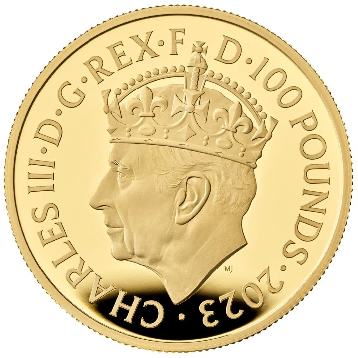 The Coronation of His Majesty King Charles III 1 uncja Złota 2023 Proof