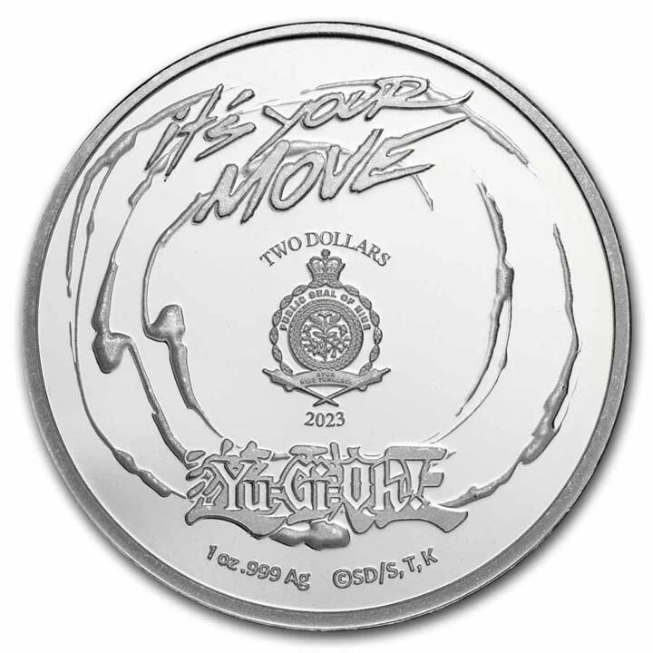 Zestaw 5 monet Niue: Yu-Gi-Oh! Exodia kolorowany 5 x 1 uncja Srebra 2023