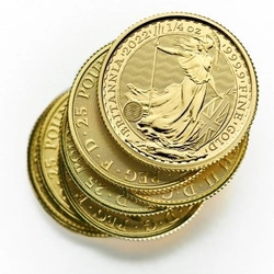 Britannia 1/4 uncji Złota 2022