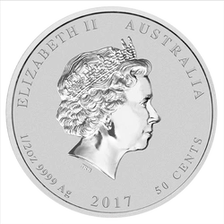 Lunar II: Rok Koguta 1/2 uncji Srebra 2017