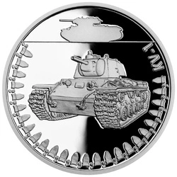 Niue: Armored Vehicles - KV-1 $1 Srebro 2023 Proof