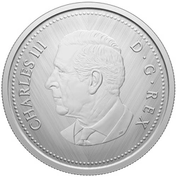 Canada: Tribute - W Mint Mark "Bluenose" 10-cents Srebro 2025 Specimen