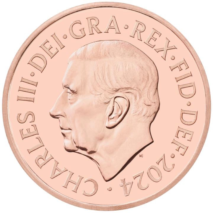 Zestaw 13 monet Miedzionikiel Wielka Brytania 2024