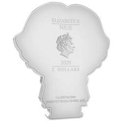 Niue: Harry Potter - Ron Weasley Chibi Coin kolorowany 1 uncja Srebra 2020 Proof
