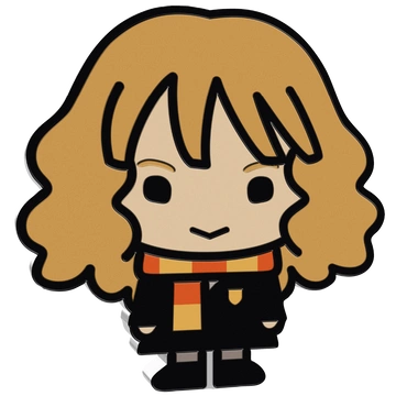 Niue: Harry Potter - Hermione Chibi Coin kolorowany 1 uncja Srebra 2020 Proof