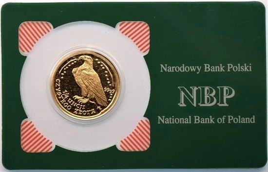 Orzeł Bielik 1/4 uncji Złota 1996