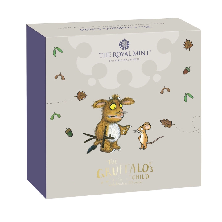 The Gruffalo's Child 2024 kolorowany 50p Srebro 2024 Proof