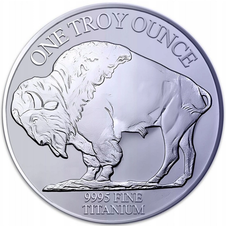 Amerykański Bizon 1 Uncja Tytanu 2026