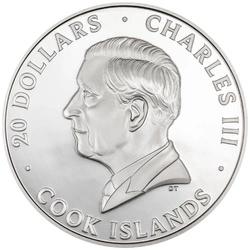 Cook Islands: 360° View – New York kolorowany 3 uncje Srebra 2025 Proof 