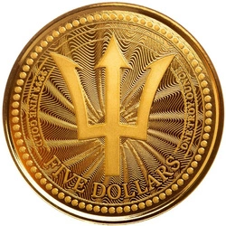 Barbados: Trident 1 uncja Złota 2023