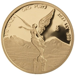Mexican Libertad 1/10 uncji Złota 2022 Proof