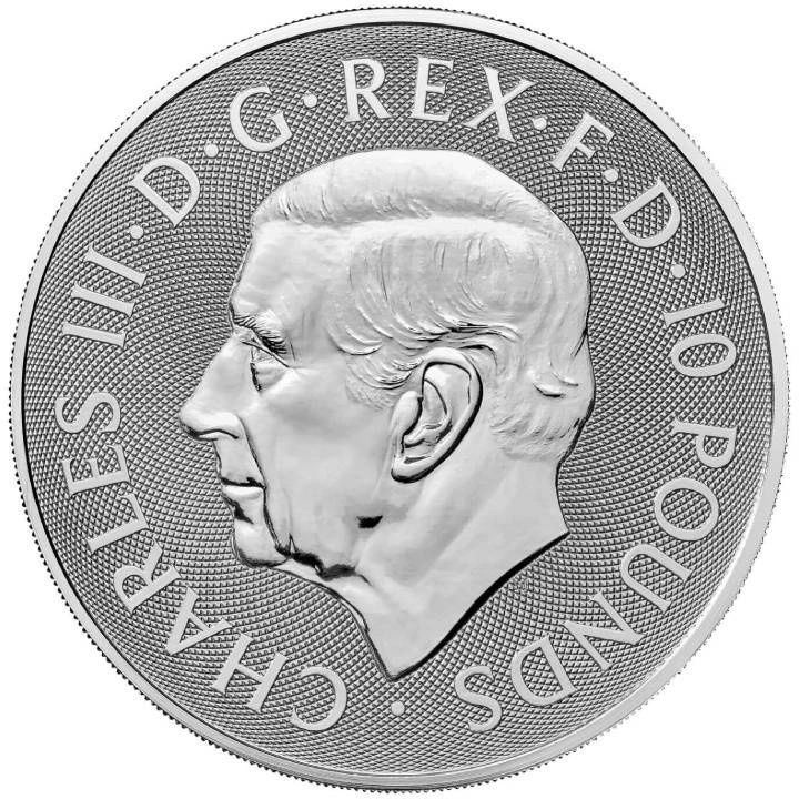 The Royal Tudor Beasts: The Seymour Unicorn 10 uncji Srebra 2024