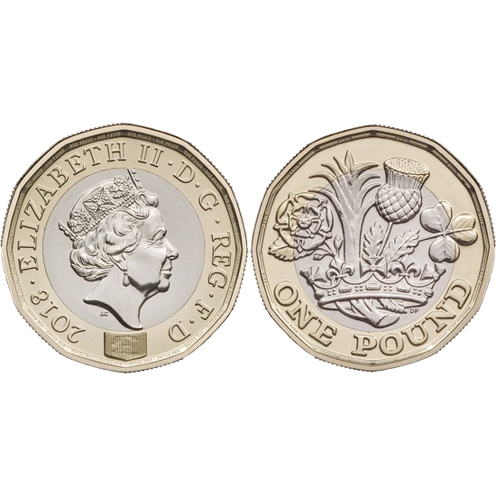 Zestaw 14 srebrnych monet Wielka Brytania 2018 Proof