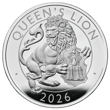 The Royal Tudor Beasts: Queen’s Lion 5 uncji Srebra 2026 Proof