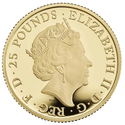 The Royal Tudor Beasts: Seymour Panther 1/4 uncji Złota 2022 Proof