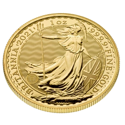Britannia 1 uncja Złota 2021