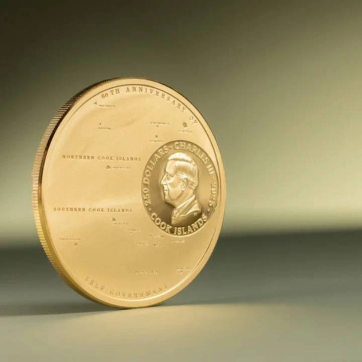 Cook Islands: 60 Years of Self-Government 1 uncja Złota 2025 Proof