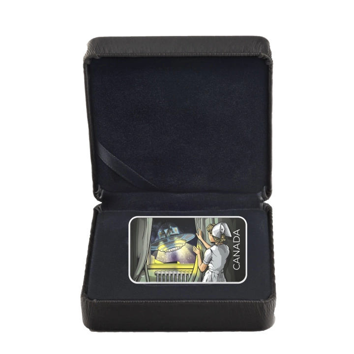 Canada: Canada’s Unexplained Phenomena - The Duncan Incident kolorowany $20 Srebro 2023 Proof