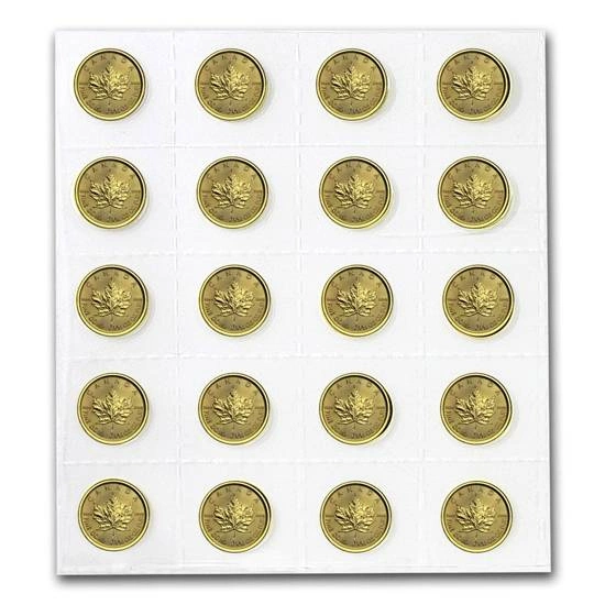 Kanadyjski Liść Klonowy 1/10 uncji Złota 2015