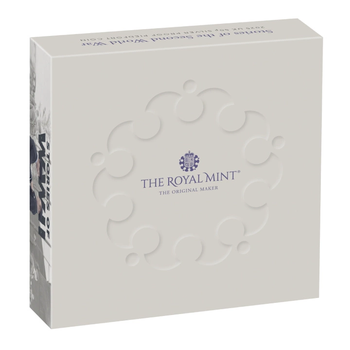 Stories of The Second World War 50p Srebro 2025 Proof Piedfort