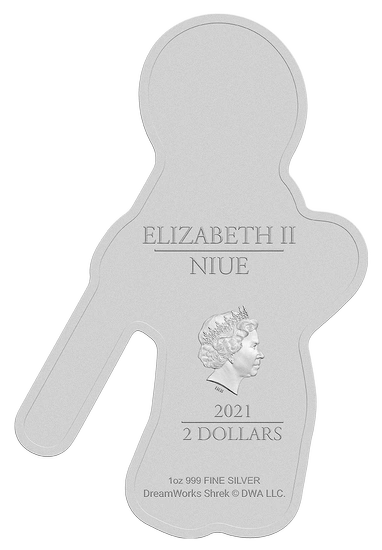 Niue: Ciastek kolorowany 1 uncja Srebra 2021