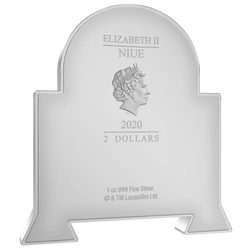 Niue: Star Wars - R2D2 Chibi Coin kolorowany 1 uncja Srebra 2020 Proof