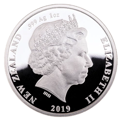 Tiritiri Matangi 1 uncja Srebra 2019 Proof