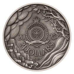 Niue: Mythological Figures - Valkyrie Stand 1 uncja Srebra 2025 Antiqued Coin