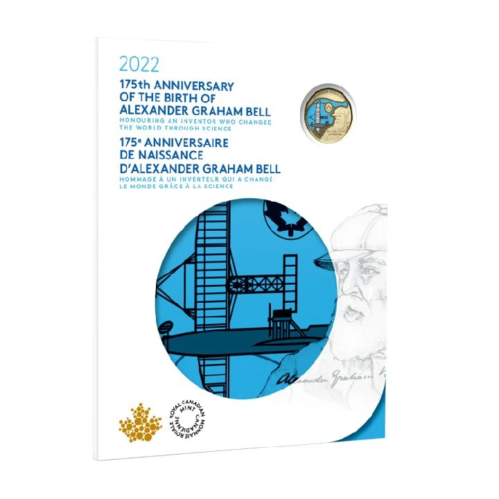 Zestaw Canada: 175. rocznica urodzin Alexandra Grahama Bella 7 monet 2022