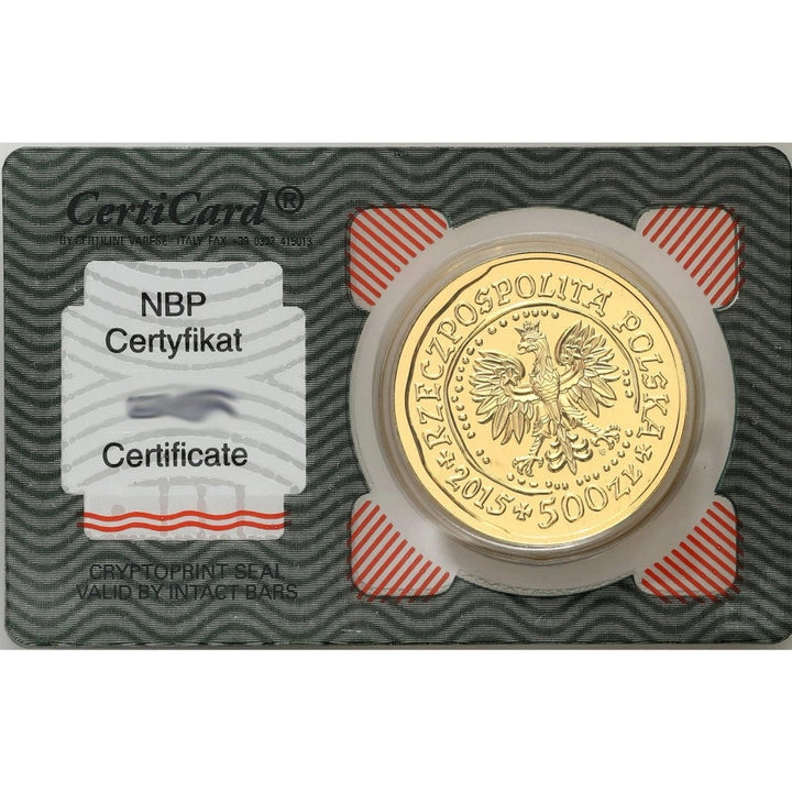 Narodowy Bank Polski: Orzeł Bielik 1 uncja Złota 2015