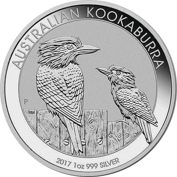 Kookaburra 1 uncja Srebra 2017