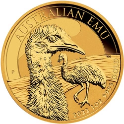 Australijski Emu 1 uncja Złota 2022