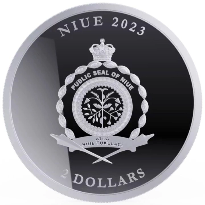 Niue: Vivat Humanitas 1 uncja Srebra 2023 Proof