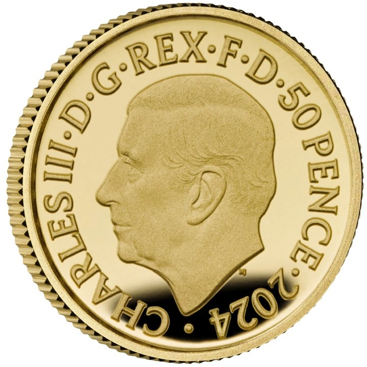 Zestaw 6 monet Premium Britannia Złoto 2024 Proof