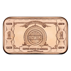 Sztabka Trump 45 Banknote 1 uncja Miedzi