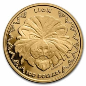 Sierra Leone: Big Five - Lion 1 uncja Złota 2022