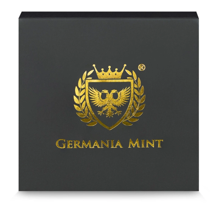 Sztabka Germania Mint: Chicago ANA Edition kolorowany 2 uncje Srebra 2024 Antique Finish