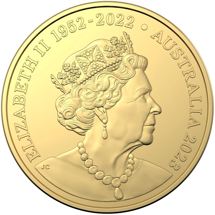 35th Anniversary of Edward the Emu kolorowany, pozłacany 20c Miedzionikiel 2023