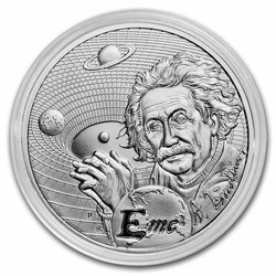 Niue: Icons of Inspiration: Albert Einstein 1 uncja Srebra 2022 Proof