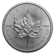 Kanadyjski Liść Klonowy 1 uncja Srebra 2017