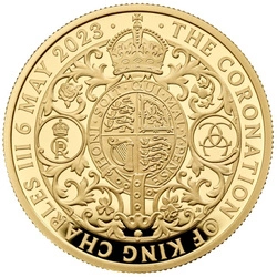 The Coronation of His Majesty King Charles III 1 uncja Złota 2023 Proof