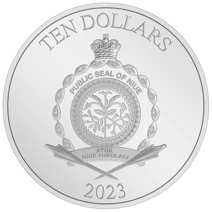 Niue: Star Wars - Darth Vader kolorowany 3 uncje Srebra 2023 Proof