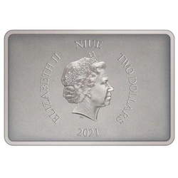 Niue: Star Wars Guards of the Empire - Sith Trooper kolorowany 1 uncja Srebra 2021 Antiqued Finish